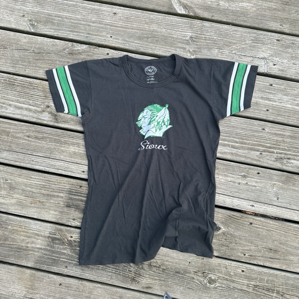 47 Black‎ and Green Short Sleeve Tee